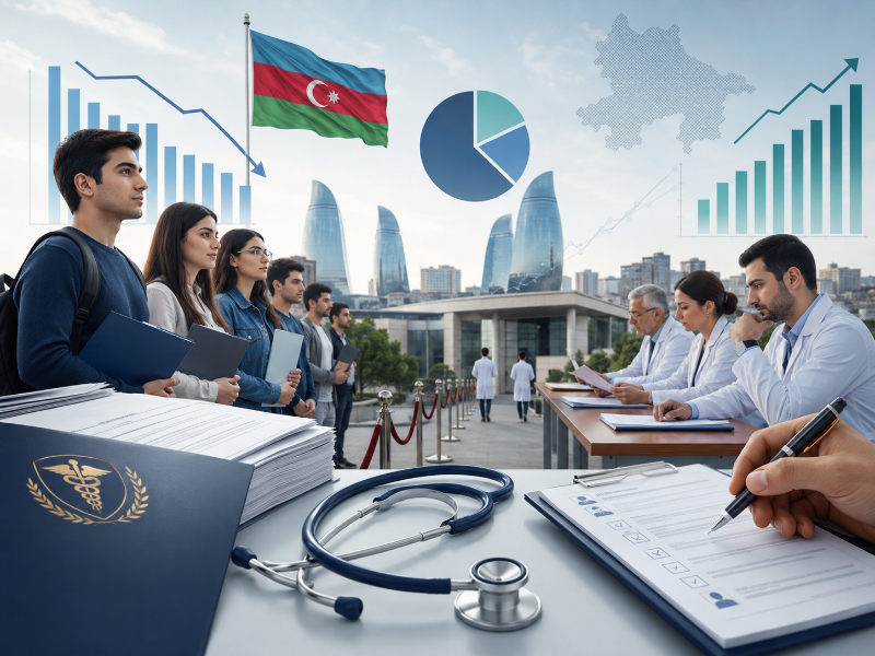 azerbaycan tip universitelerinde kabul orani nasil degisiyor