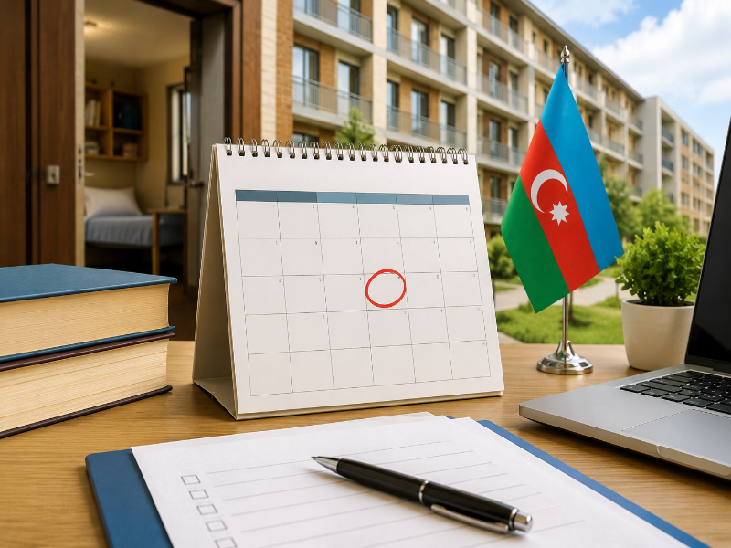 azerbaycan tip yurt basvuruları ne zaman baslar