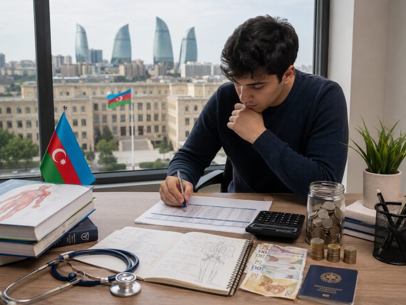 azerbaycan tip toplam maliyeti icinde konaklama payi ne kadar