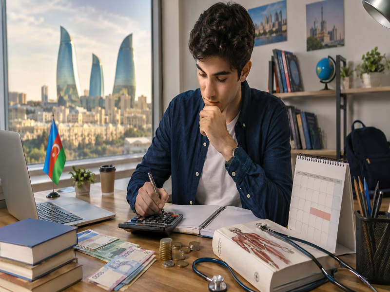 azerbaycan tip egitimi baslamadan once butce nasil planlanmali