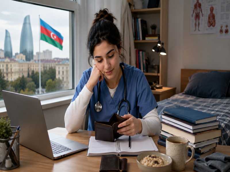 azerbaycan universitelerinde tip fiyatlari sonrasi ogrenci butcesi